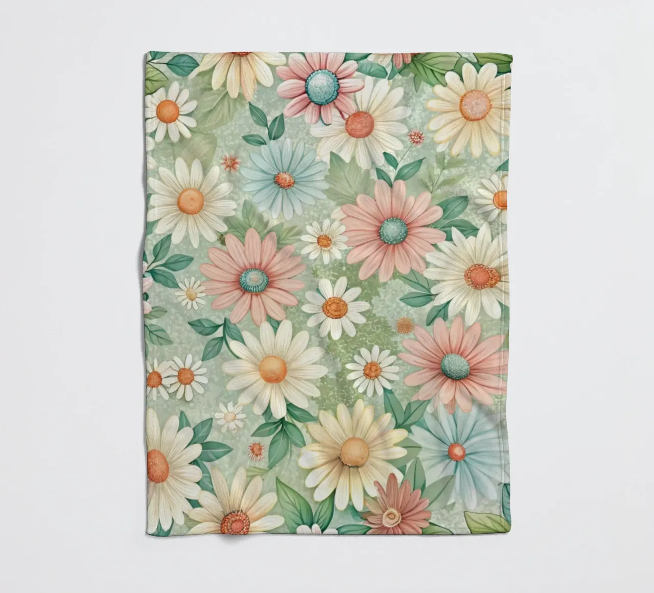 Daisy Reverie coperta in pile da Botanical Pattern House