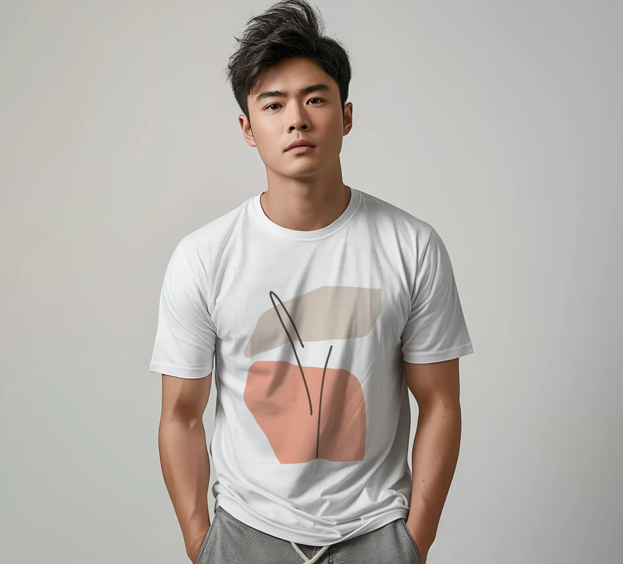 Minimalist modern t-shirt da LisaArtes