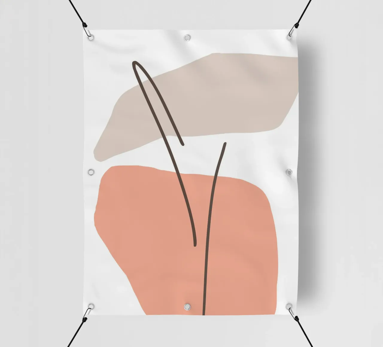 Minimalist modern telo in pvc da LisaArtes