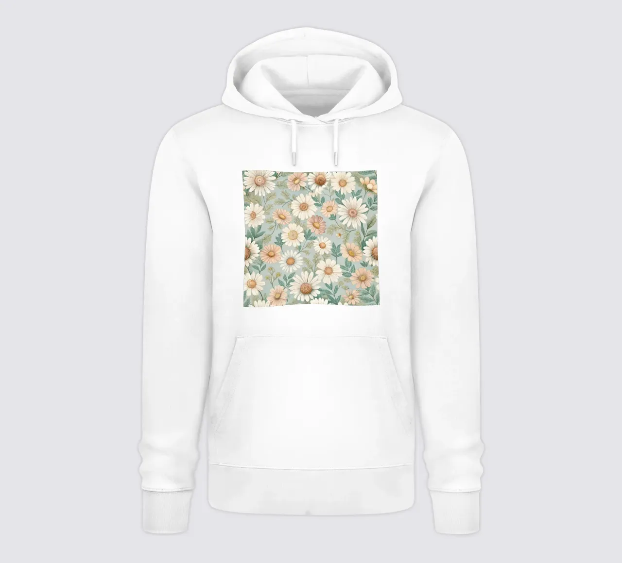 Daisy Reverie felpa con cappuccio da Botanical Pattern House