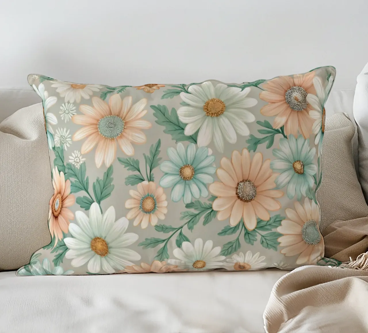 Daisy Reverie cuscino da Botanical Pattern House