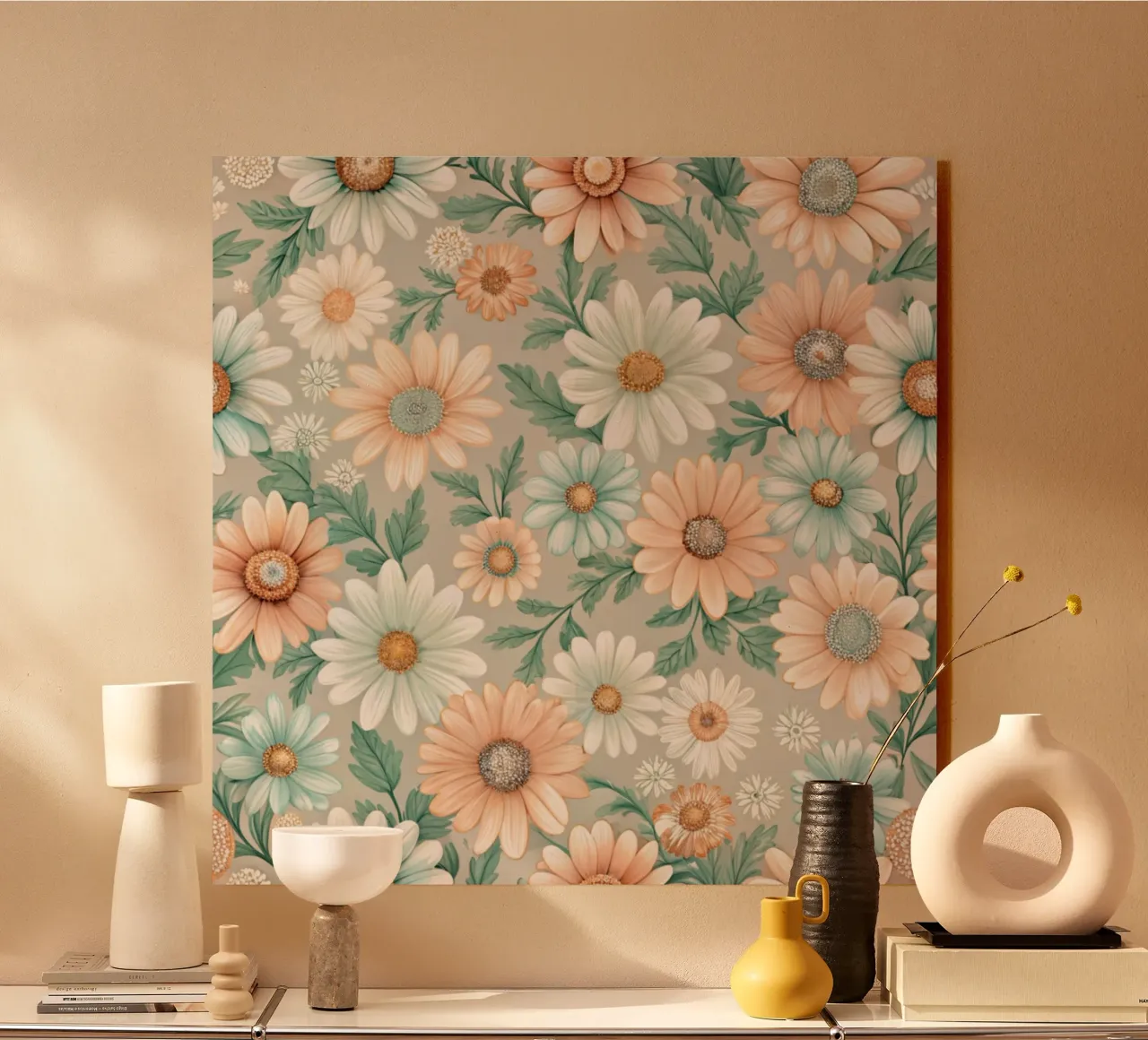 Daisy Reverie alluminio dibond da Botanical Pattern House