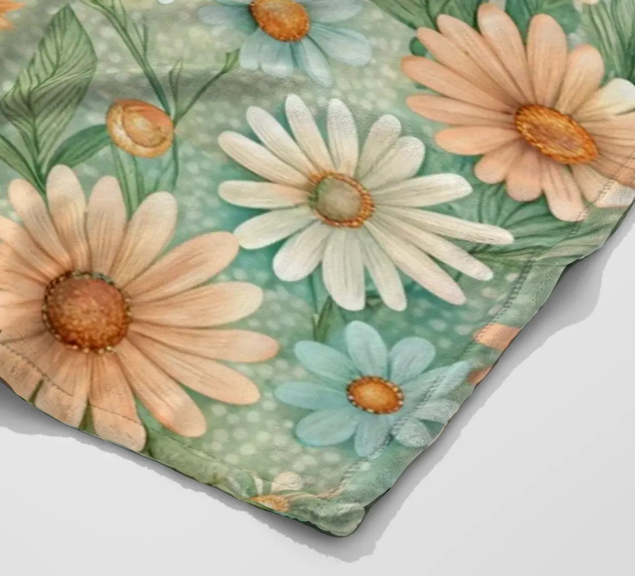 Daisy Reverie coperta in pile da Botanical Pattern House
