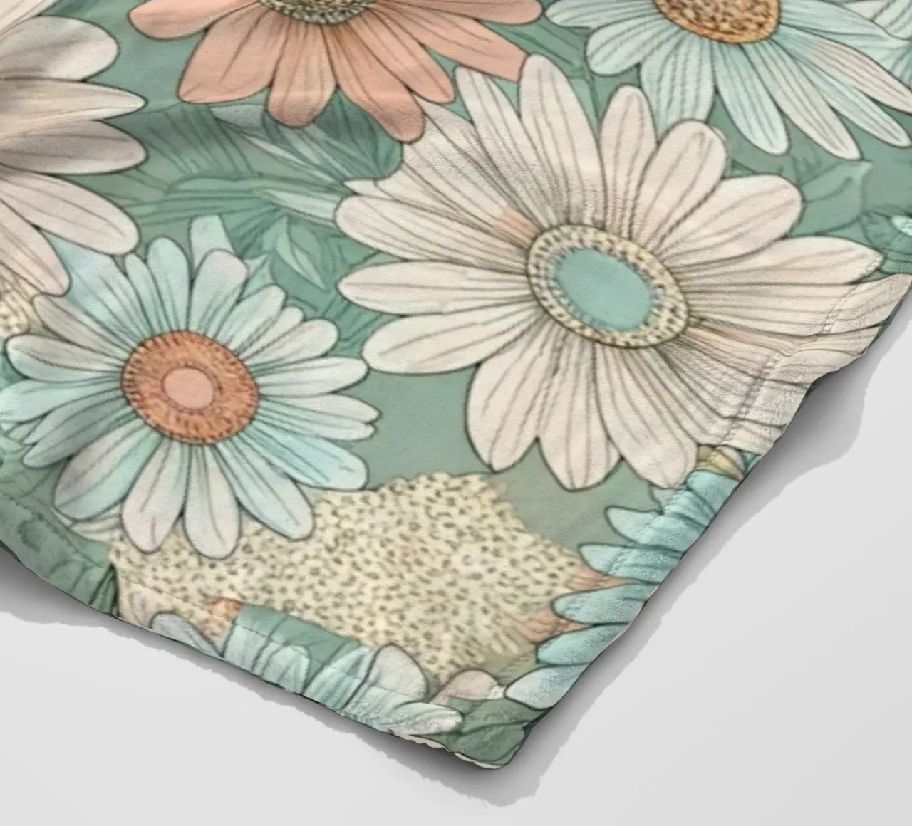 Daisy Reverie coperta in pile da Botanical Pattern House