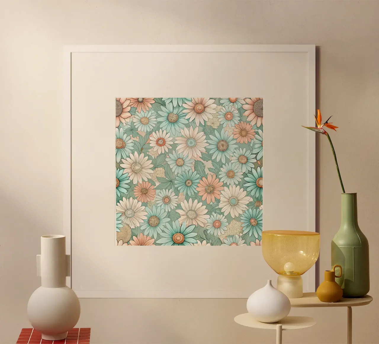 Daisy Reverie poster da Botanical Pattern House