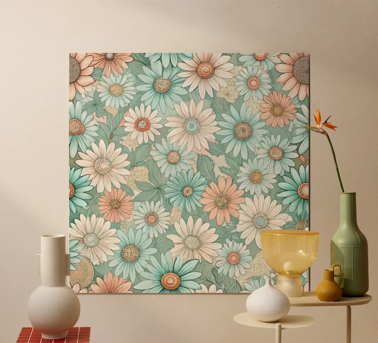 Daisy Reverie poster da Botanical Pattern House