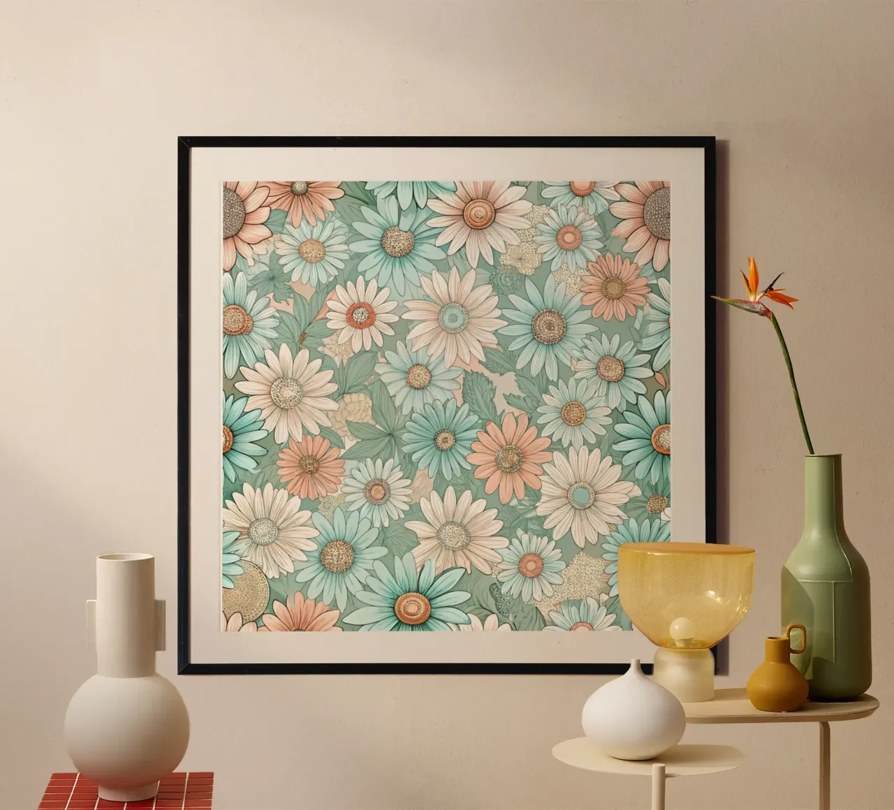 Daisy Reverie poster da Botanical Pattern House