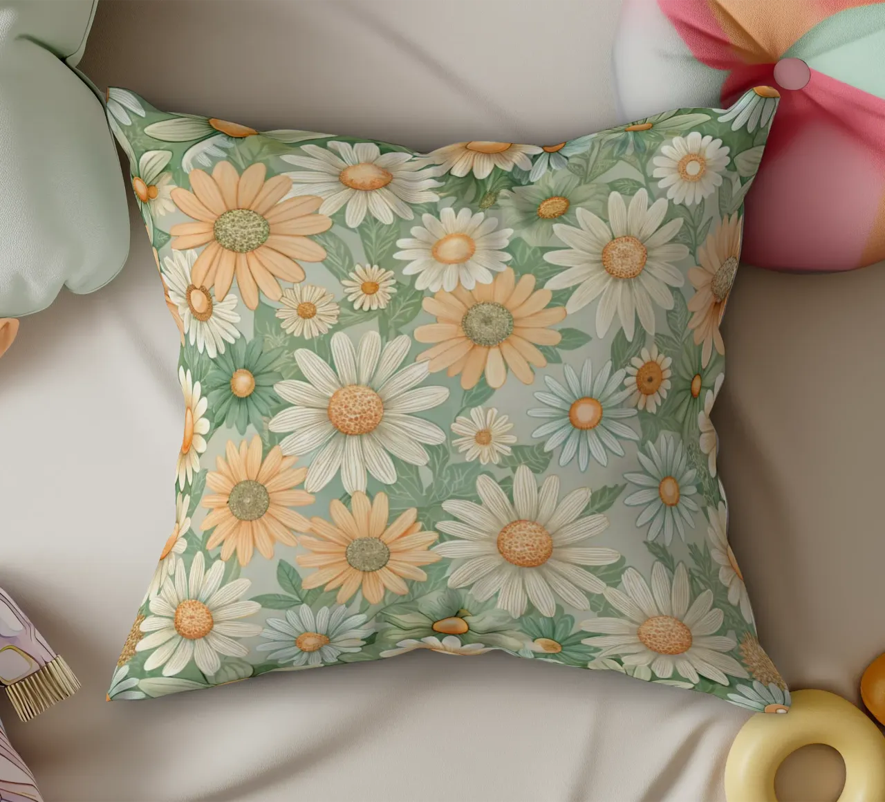 Daisy Reverie cuscino da Botanical Pattern House
