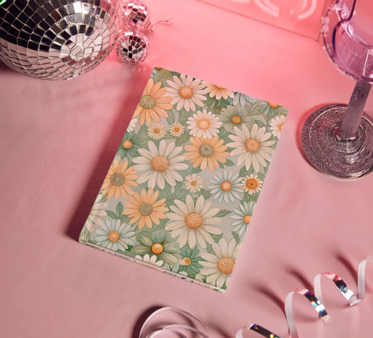 Daisy Reverie notebook by Botanical Pattern House
