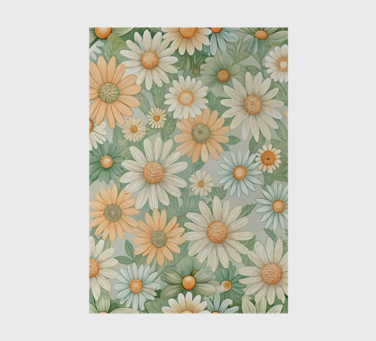 Daisy Reverie notebook by Botanical Pattern House