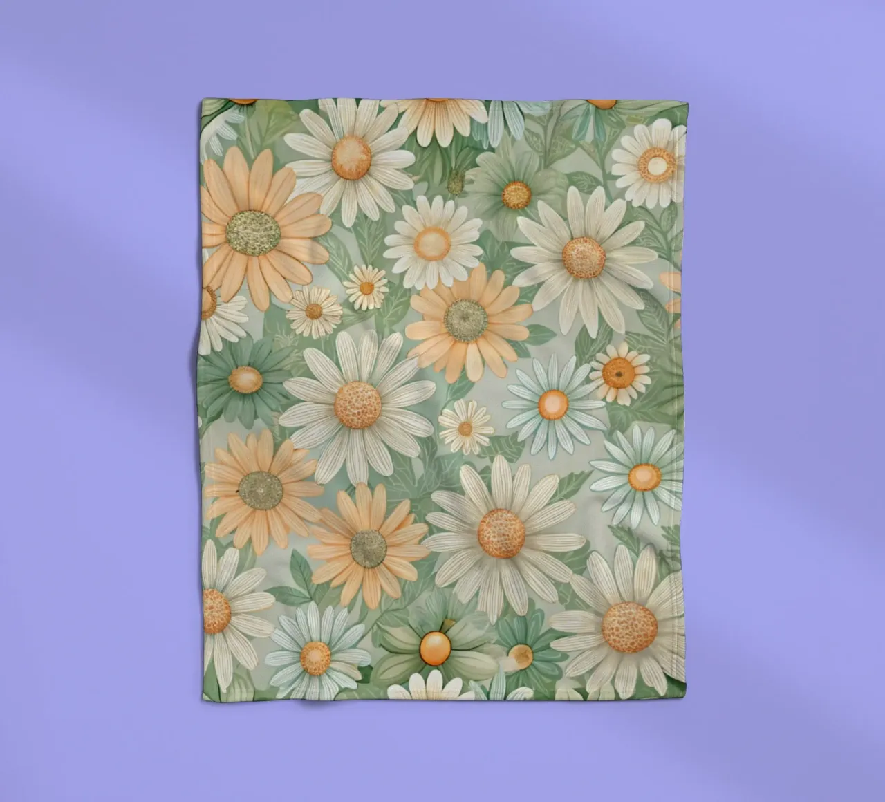 Daisy Reverie coperta in pile da Botanical Pattern House