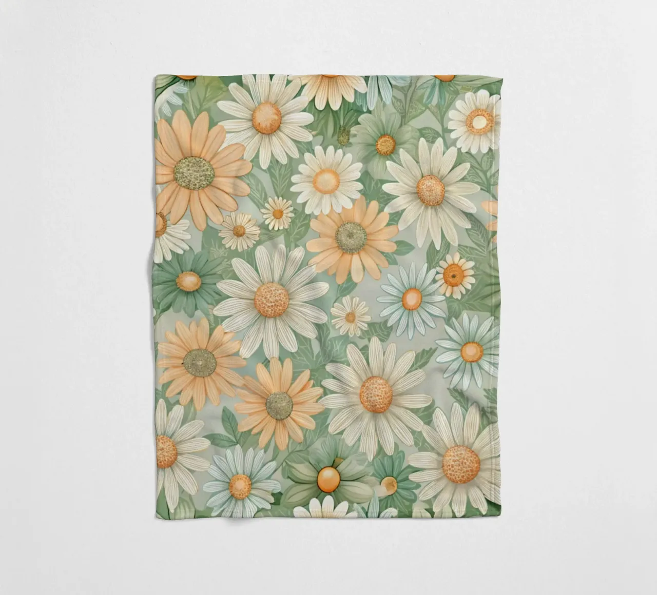 Daisy Reverie coperta in pile da Botanical Pattern House