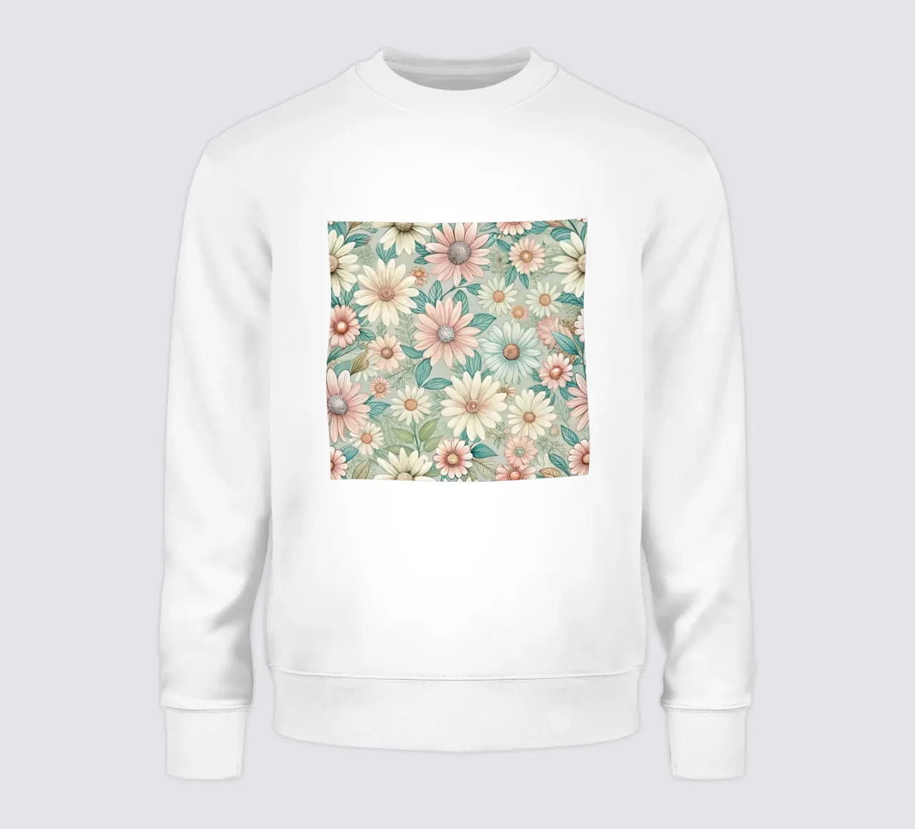 Daisy Reverie felpa da Botanical Pattern House