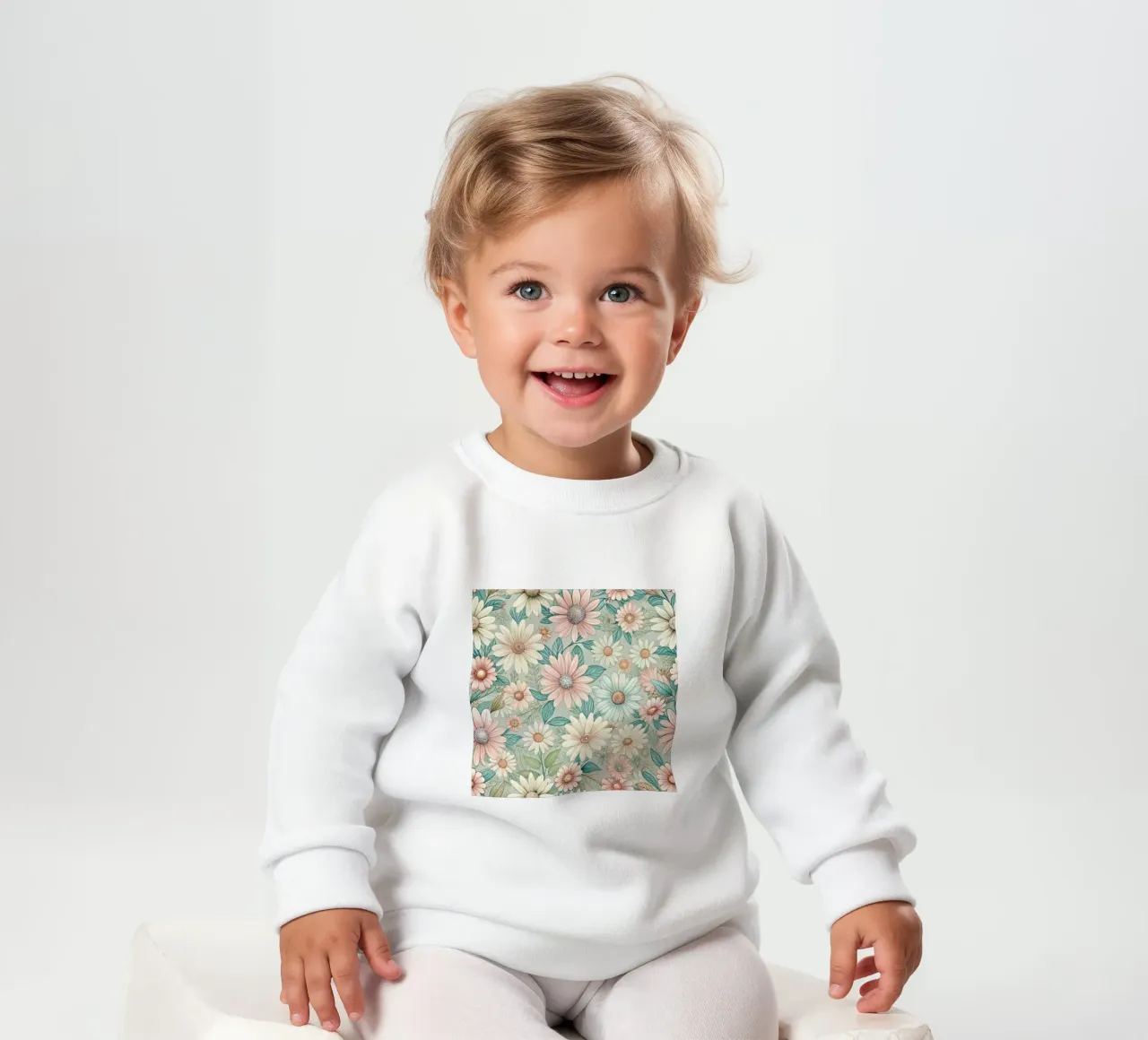 Daisy Reverie felpa neonato da Botanical Pattern House