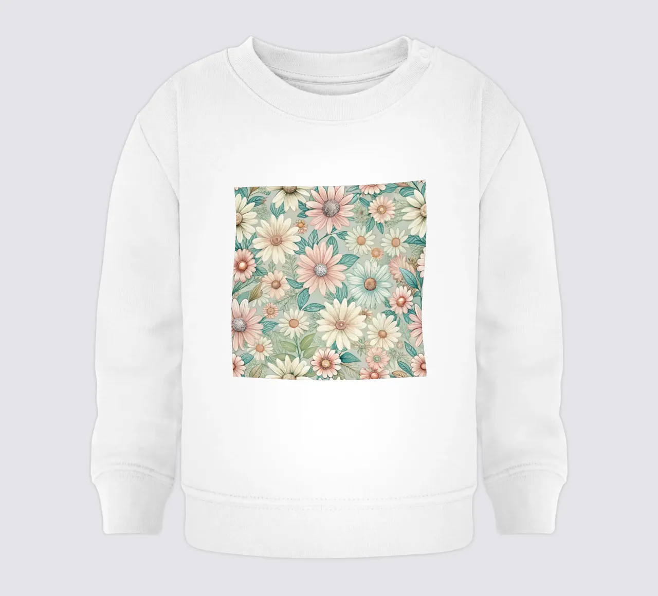 Daisy Reverie felpa neonato da Botanical Pattern House