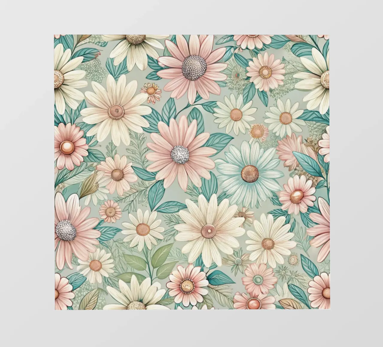Daisy Reverie pellicola backlit da Botanical Pattern House