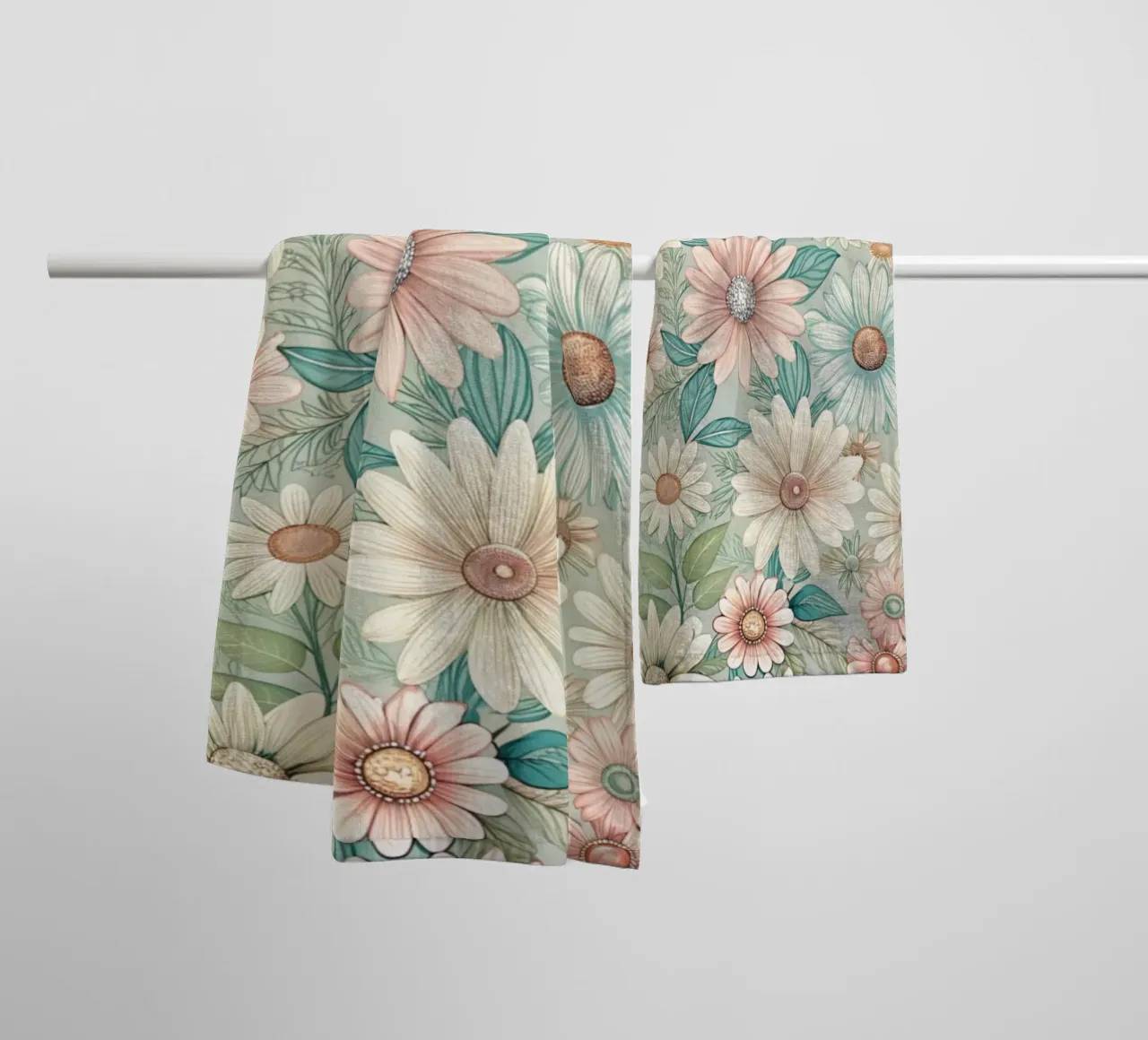 Daisy Reverie asciugamano da bagno da Botanical Pattern House