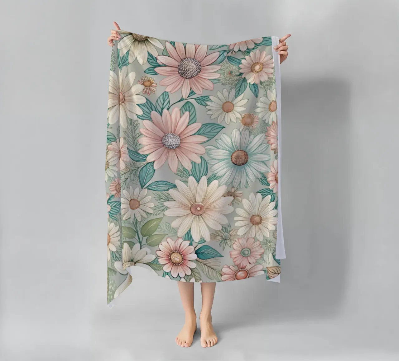 Daisy Reverie telo mare da Botanical Pattern House
