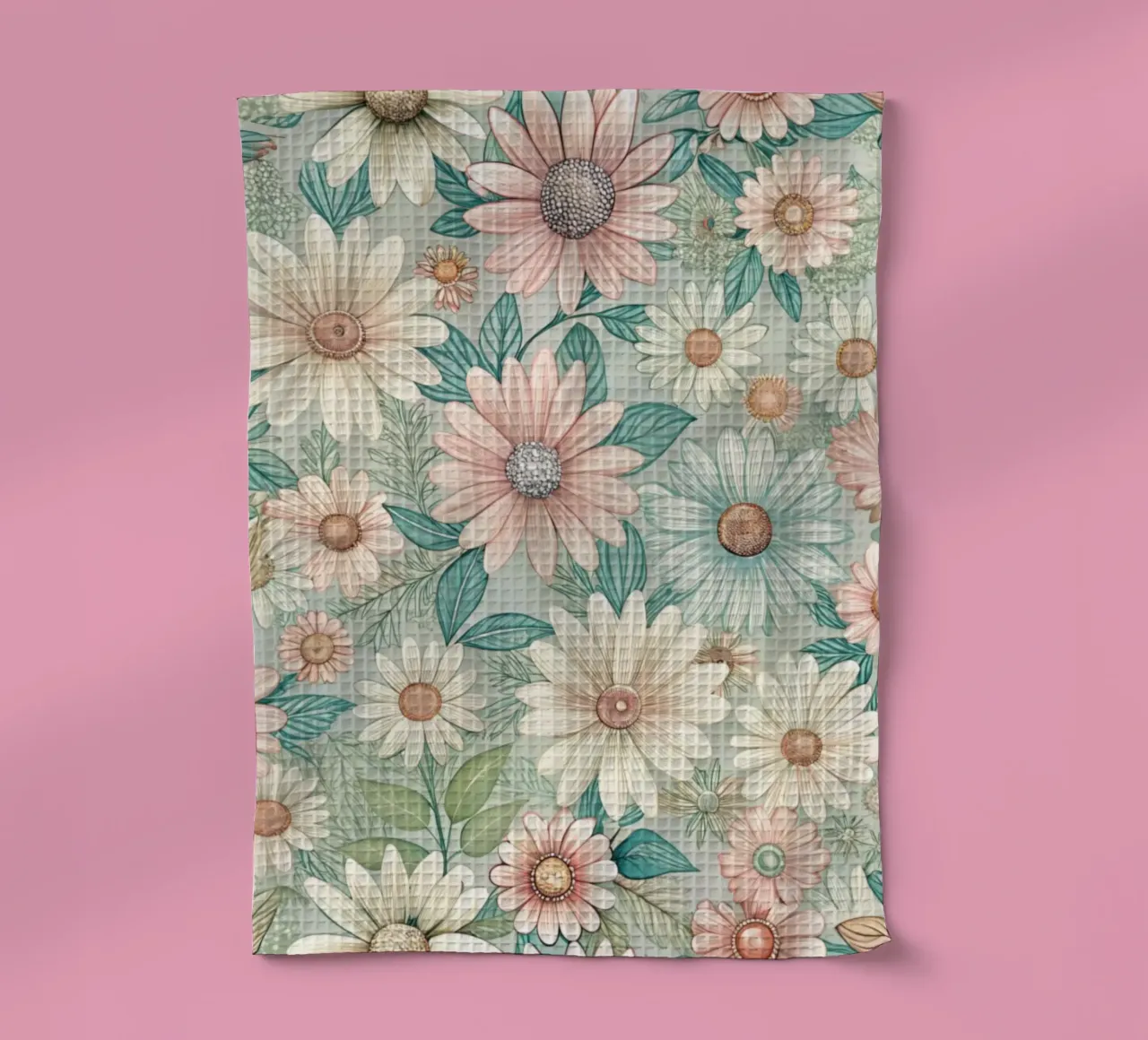 Daisy Reverie canovaccio da cucina da Botanical Pattern House