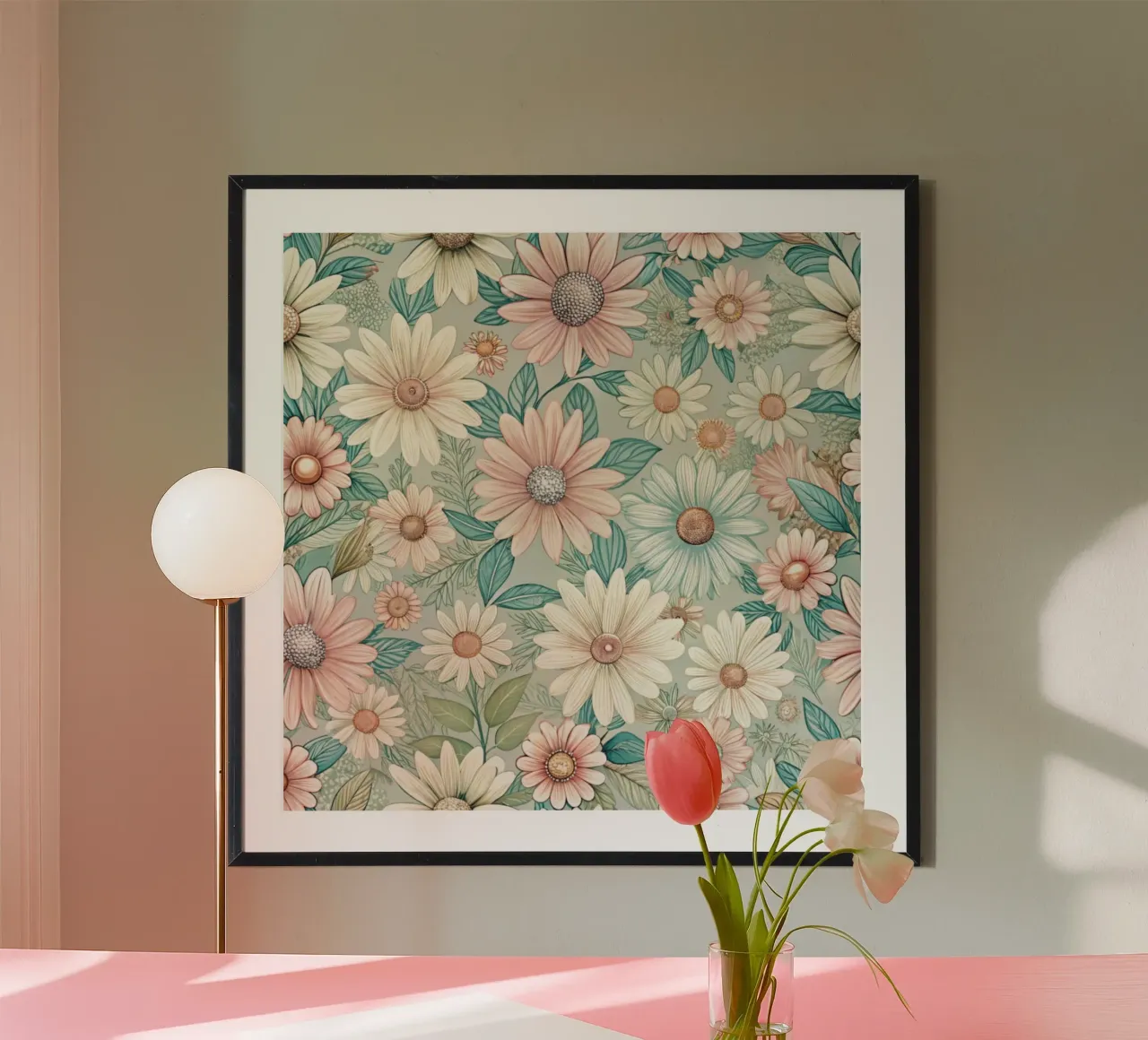 Daisy Reverie poster da Botanical Pattern House