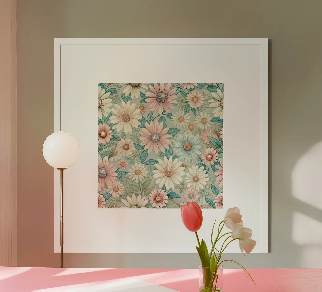 Daisy Reverie poster da Botanical Pattern House