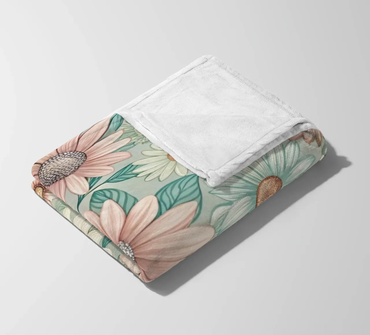 Daisy Reverie coperta in pile da Botanical Pattern House