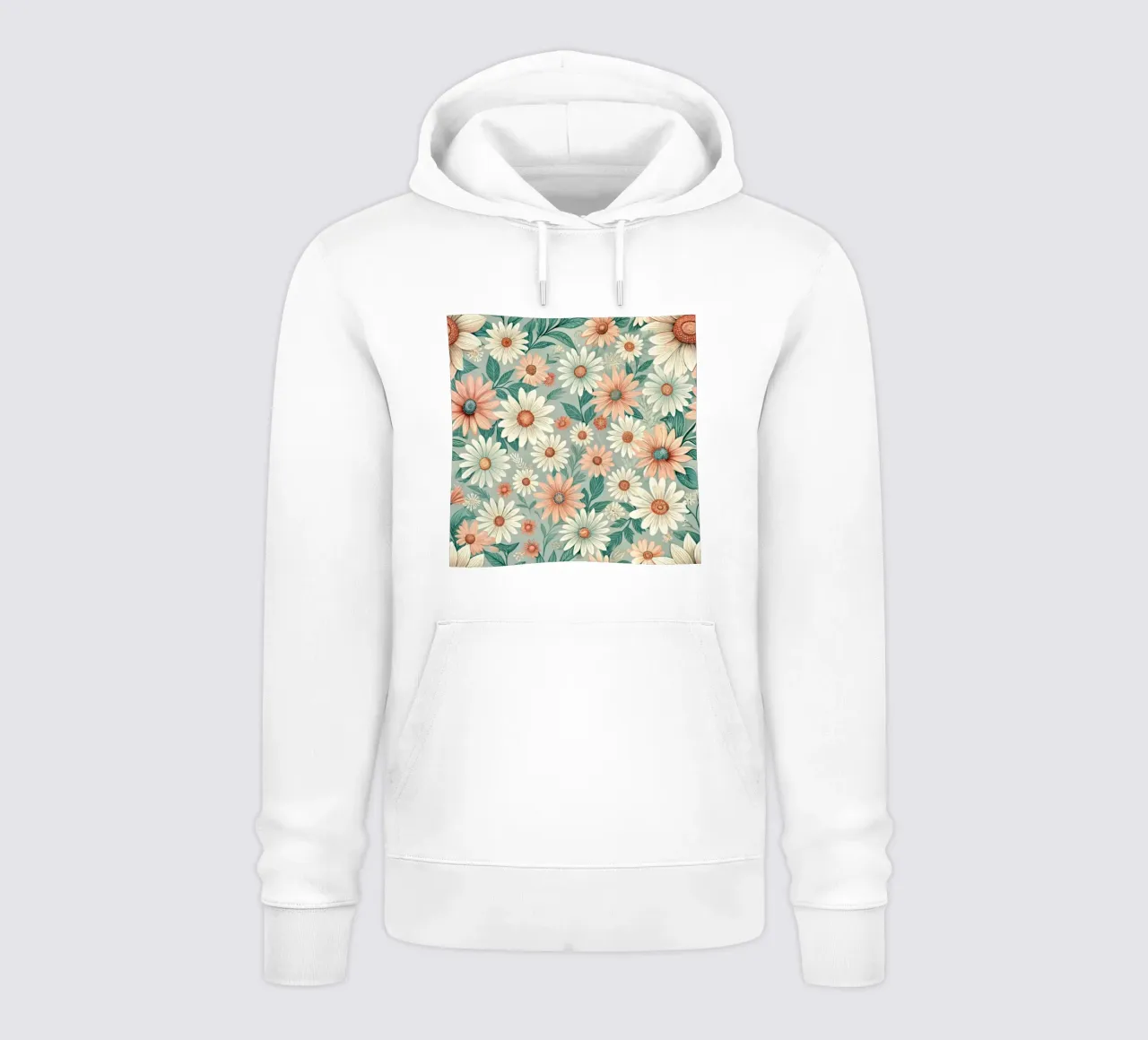Daisy Reverie felpa con cappuccio da Botanical Pattern House