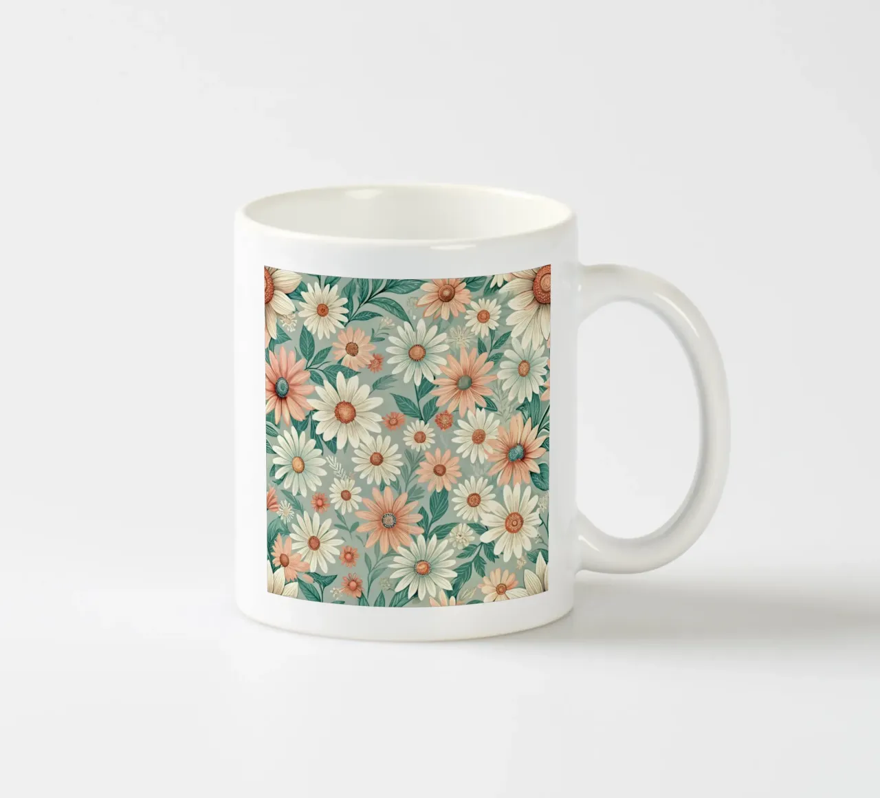 Daisy Reverie tazza in ceramica da Botanical Pattern House