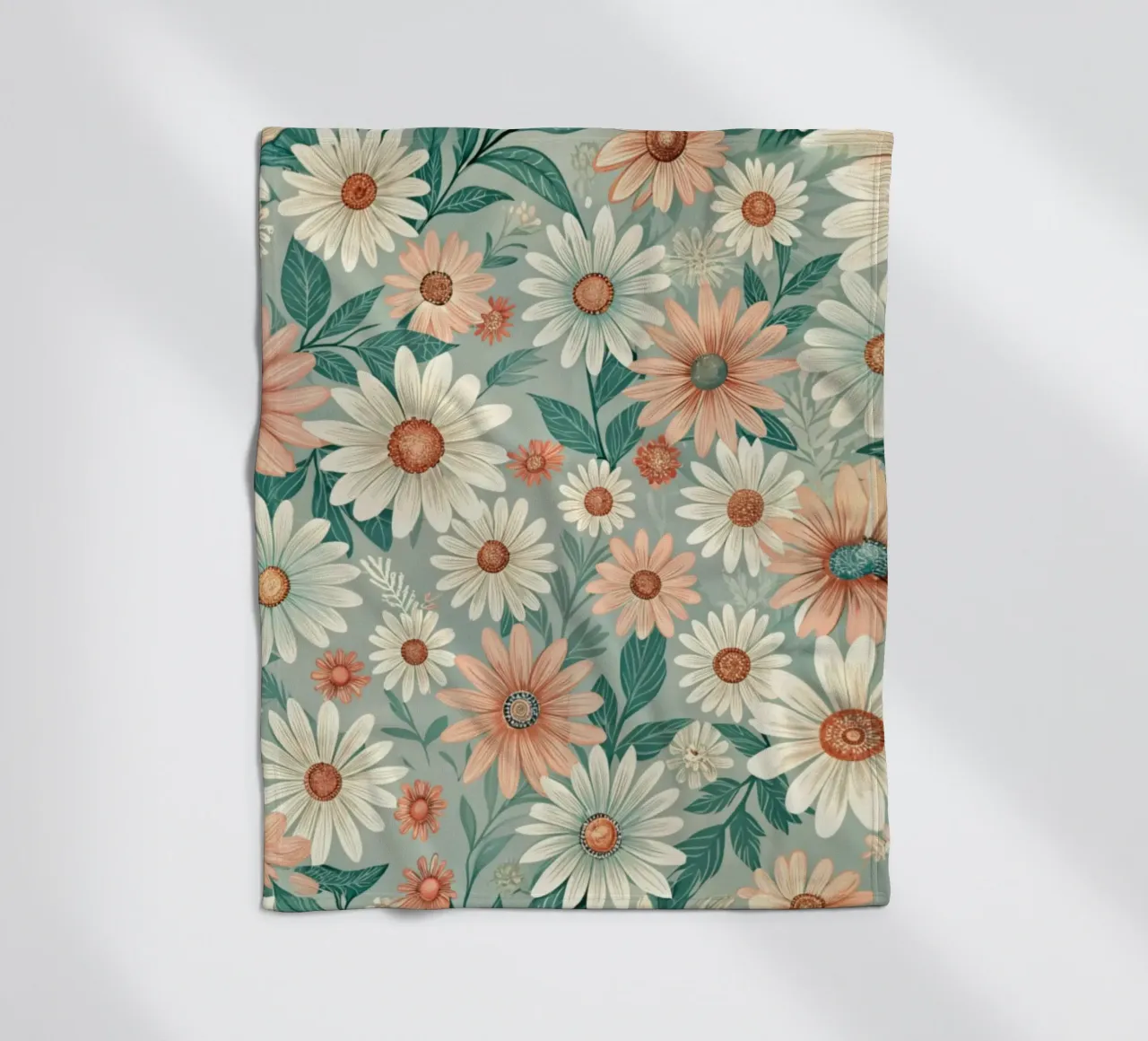 Daisy Reverie coperta in pile da Botanical Pattern House