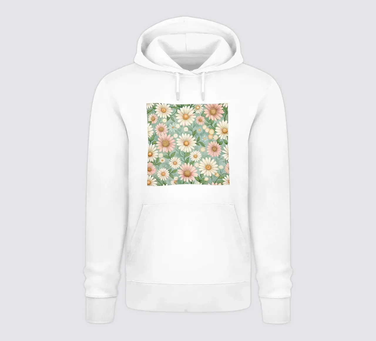 Daisy Reverie felpa con cappuccio da Botanical Pattern House