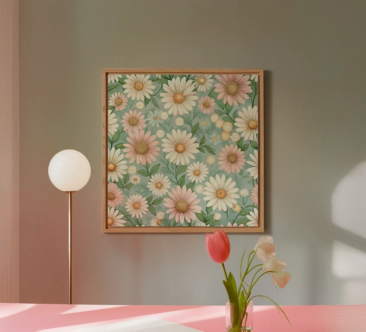 Daisy Reverie alluminio dibond da Botanical Pattern House