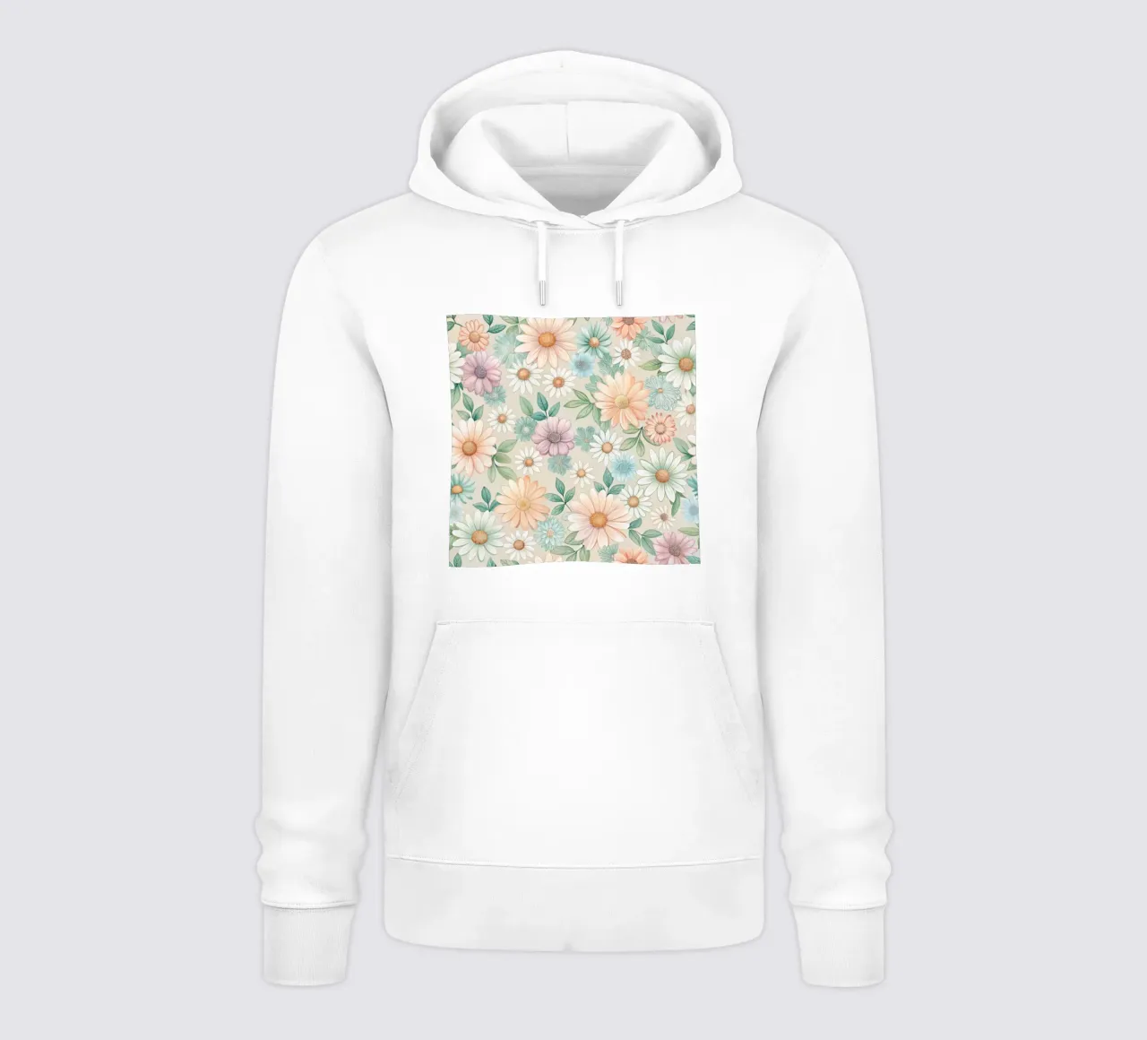 Daisy Reverie felpa con cappuccio da Botanical Pattern House