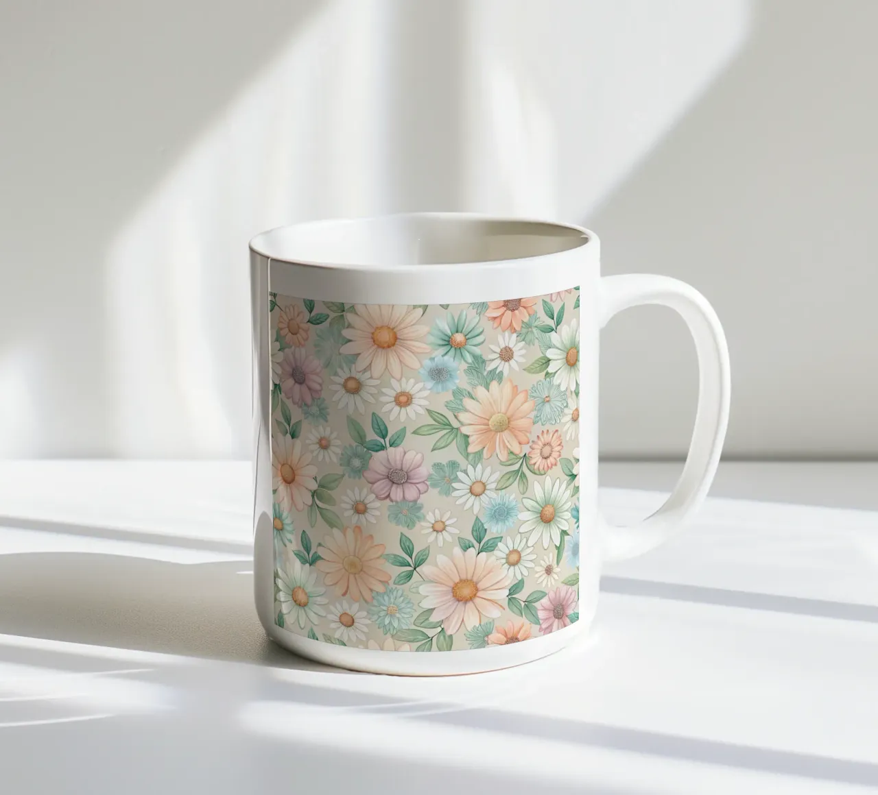 Daisy Reverie tazza in ceramica da Botanical Pattern House