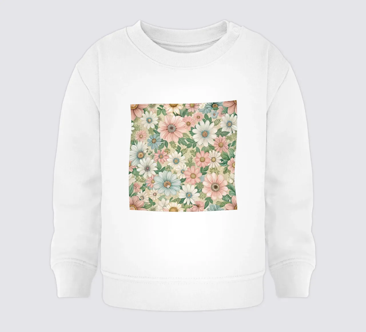 Daisy Reverie felpa neonato da Botanical Pattern House
