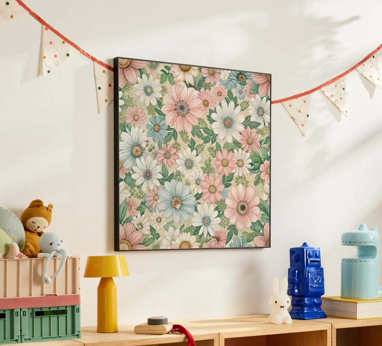 Daisy Reverie alluminio dibond da Botanical Pattern House