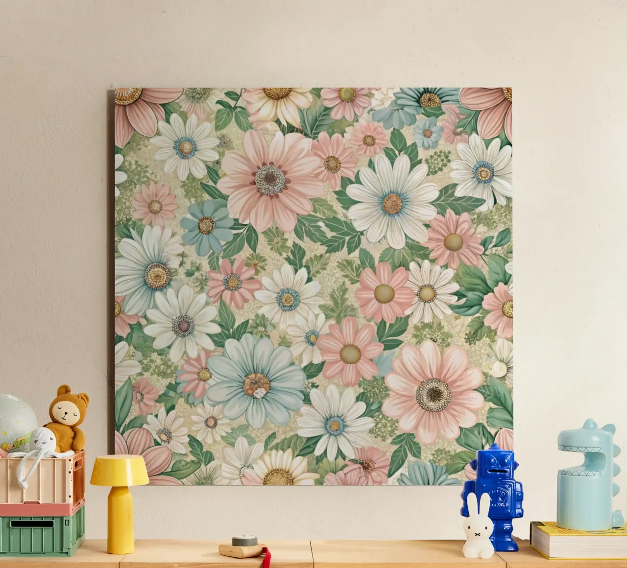Daisy Reverie alluminio dibond da Botanical Pattern House