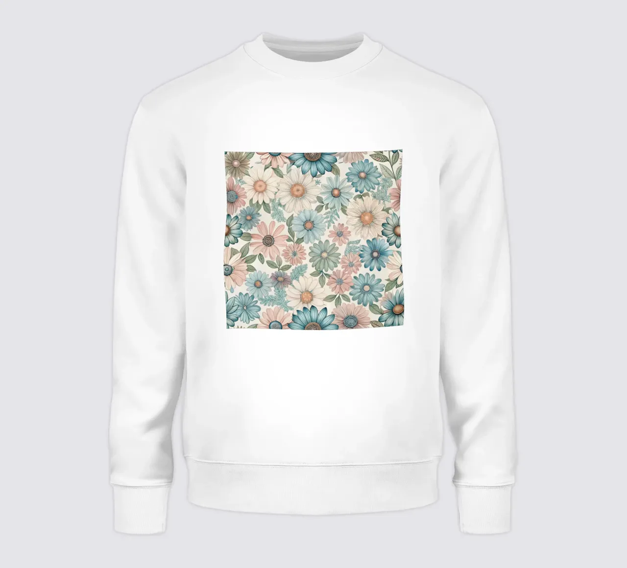 Daisy Reverie felpa da Botanical Pattern House