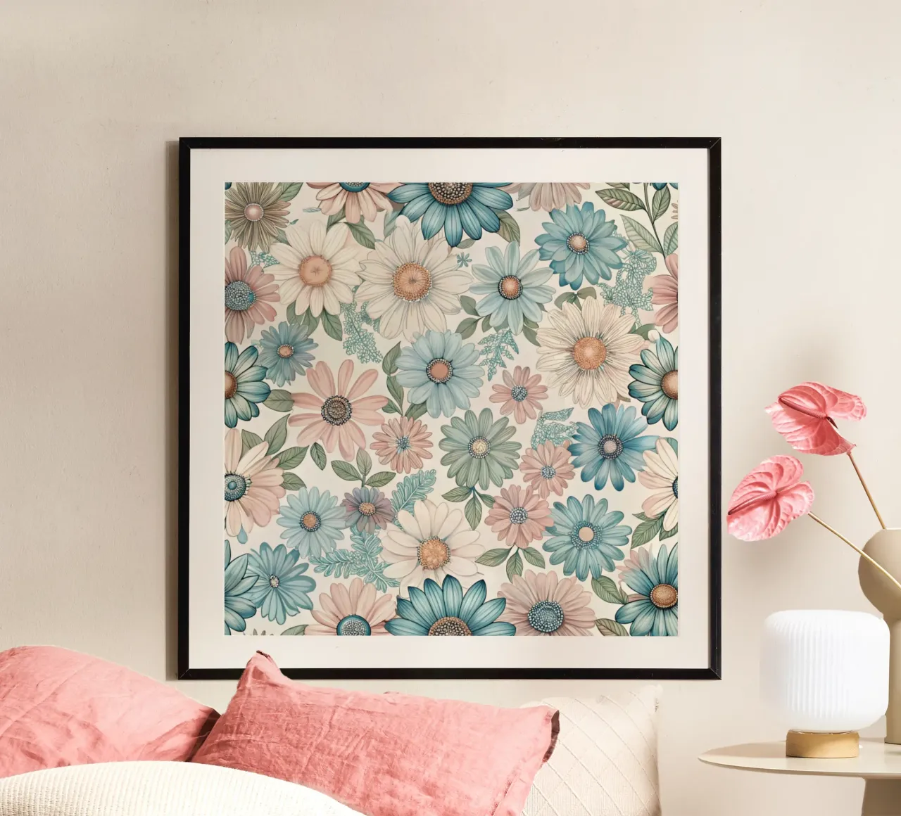 Daisy Reverie poster da Botanical Pattern House