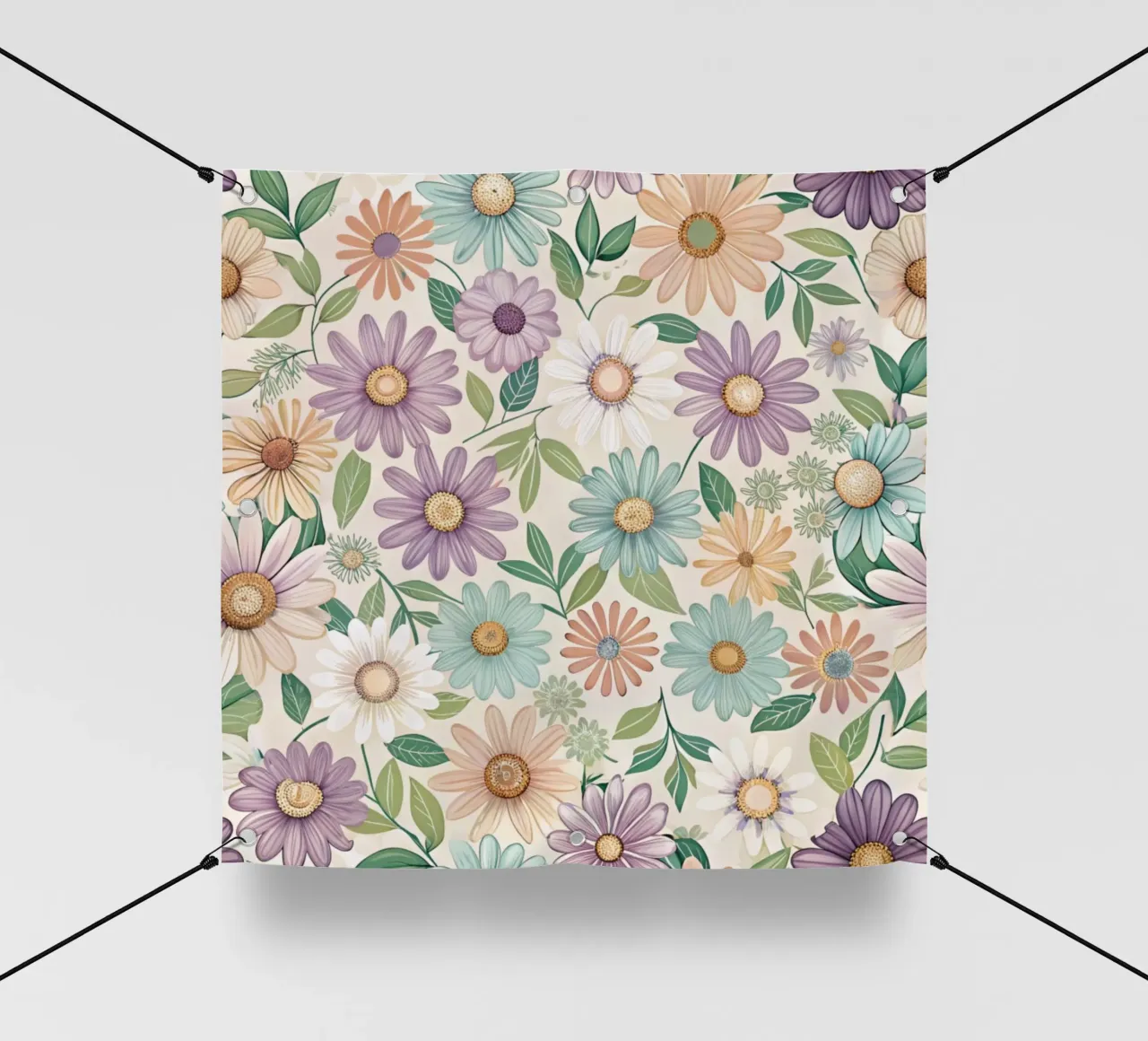 Daisy Reverie telo in pvc da Botanical Pattern House
