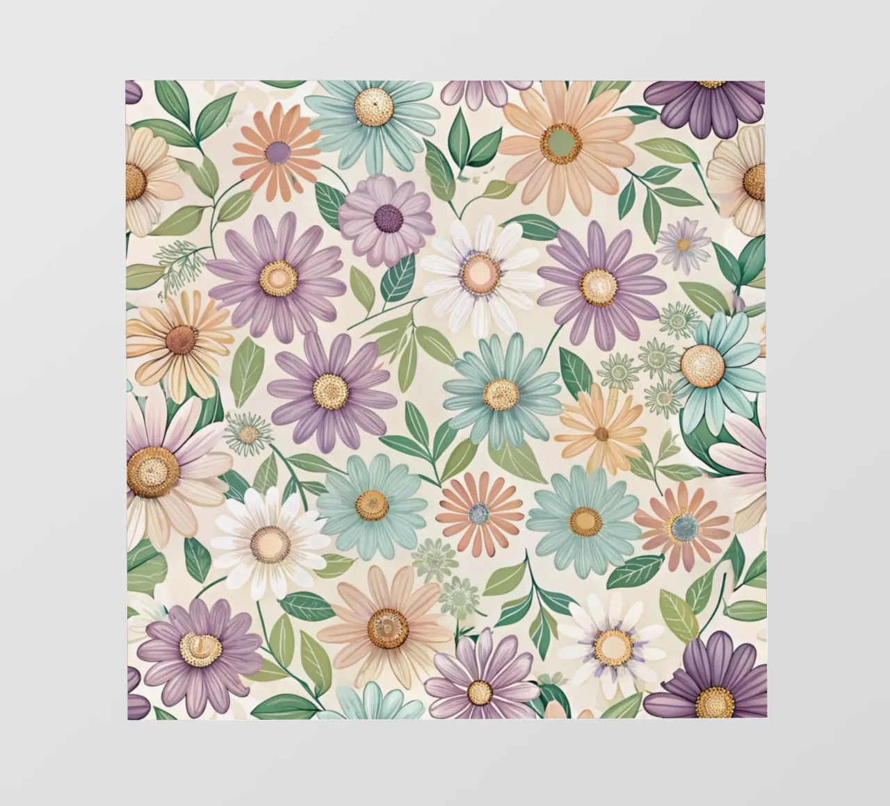 Daisy Reverie telo in pvc da Botanical Pattern House