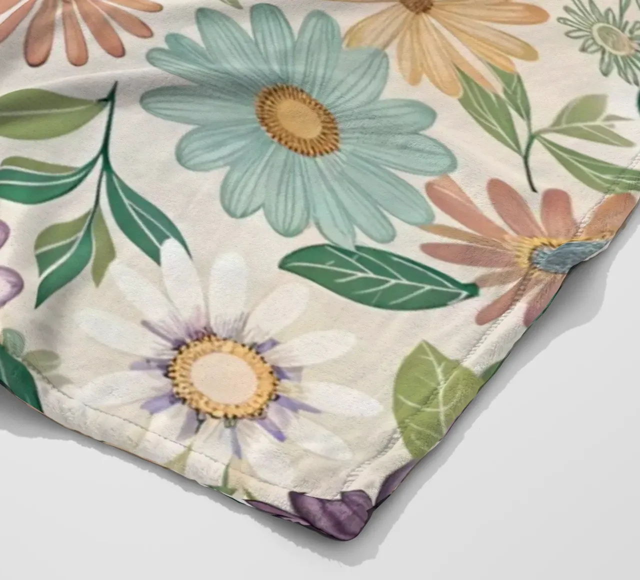 Daisy Reverie coperta in pile da Botanical Pattern House