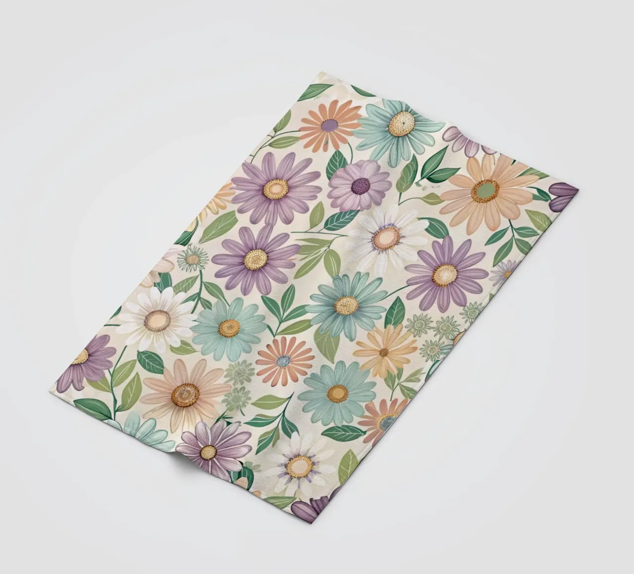 Daisy Reverie coperta in pile da Botanical Pattern House