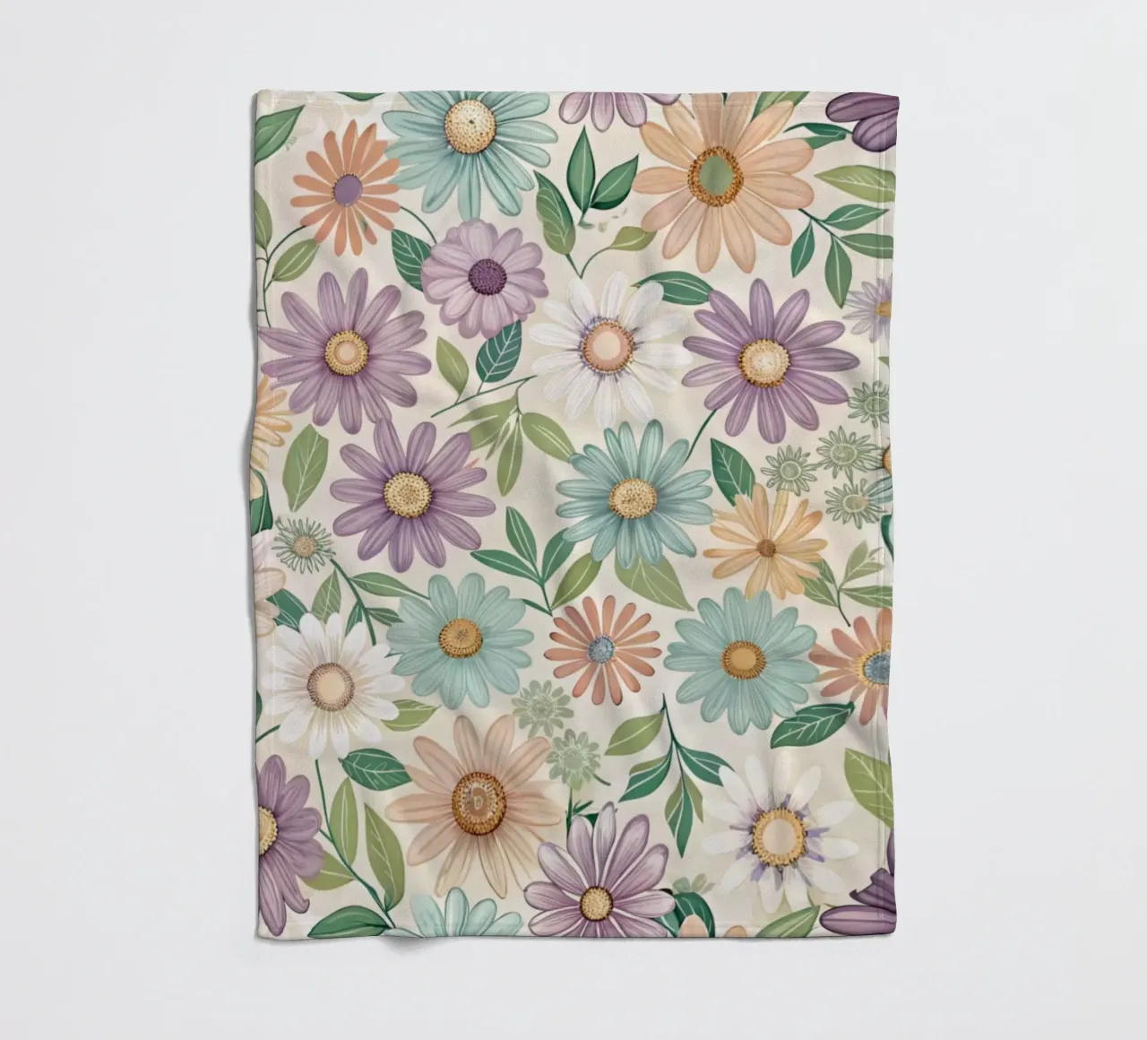 Daisy Reverie coperta in pile da Botanical Pattern House