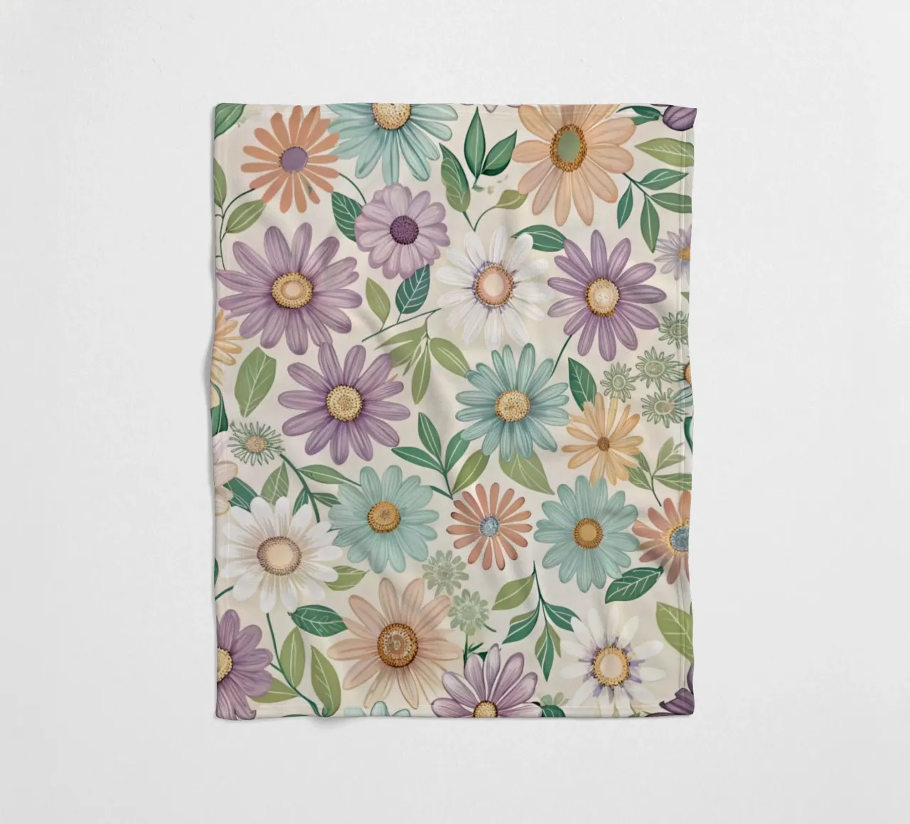 Daisy Reverie coperta in pile da Botanical Pattern House