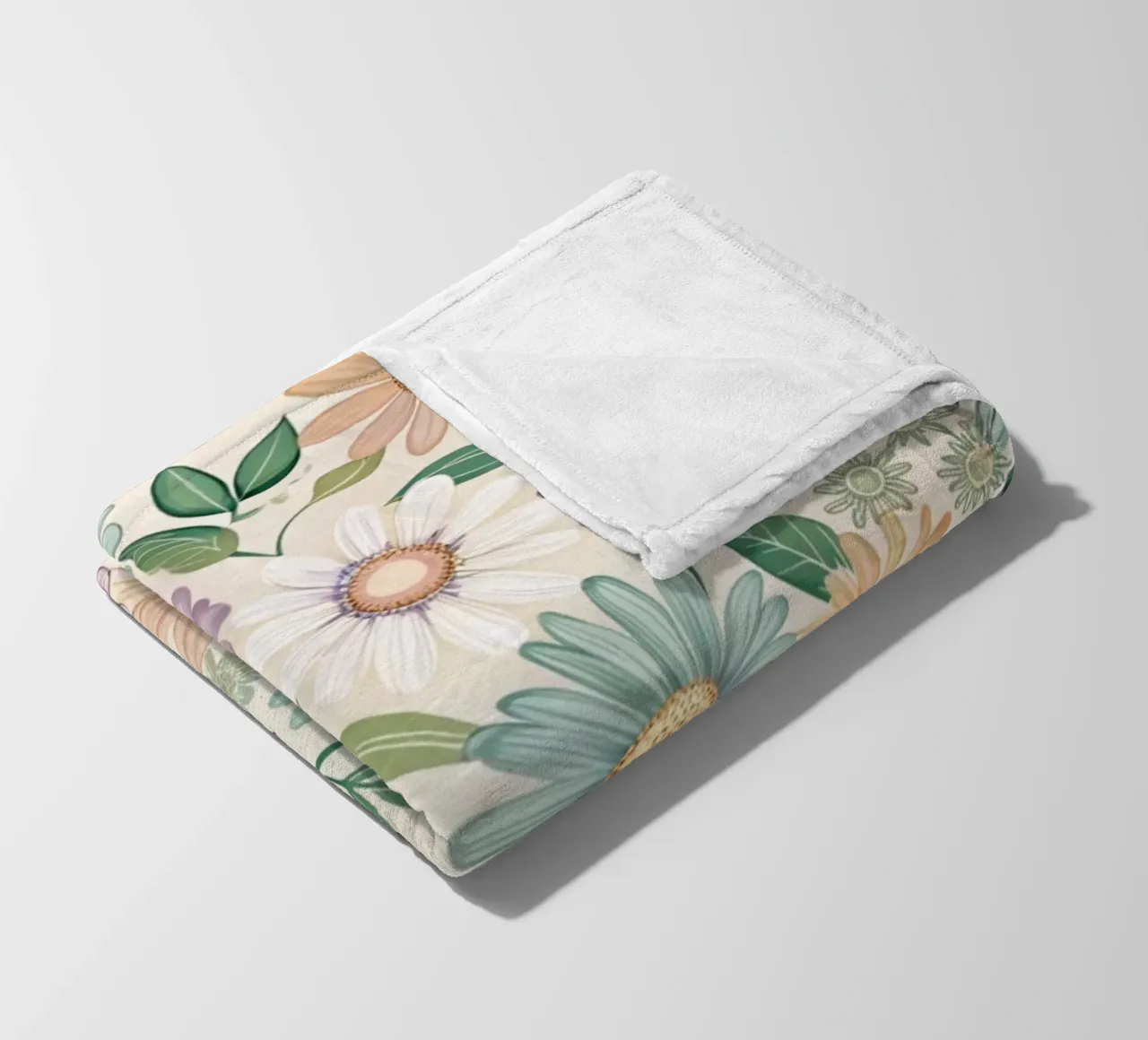 Daisy Reverie coperta in pile da Botanical Pattern House