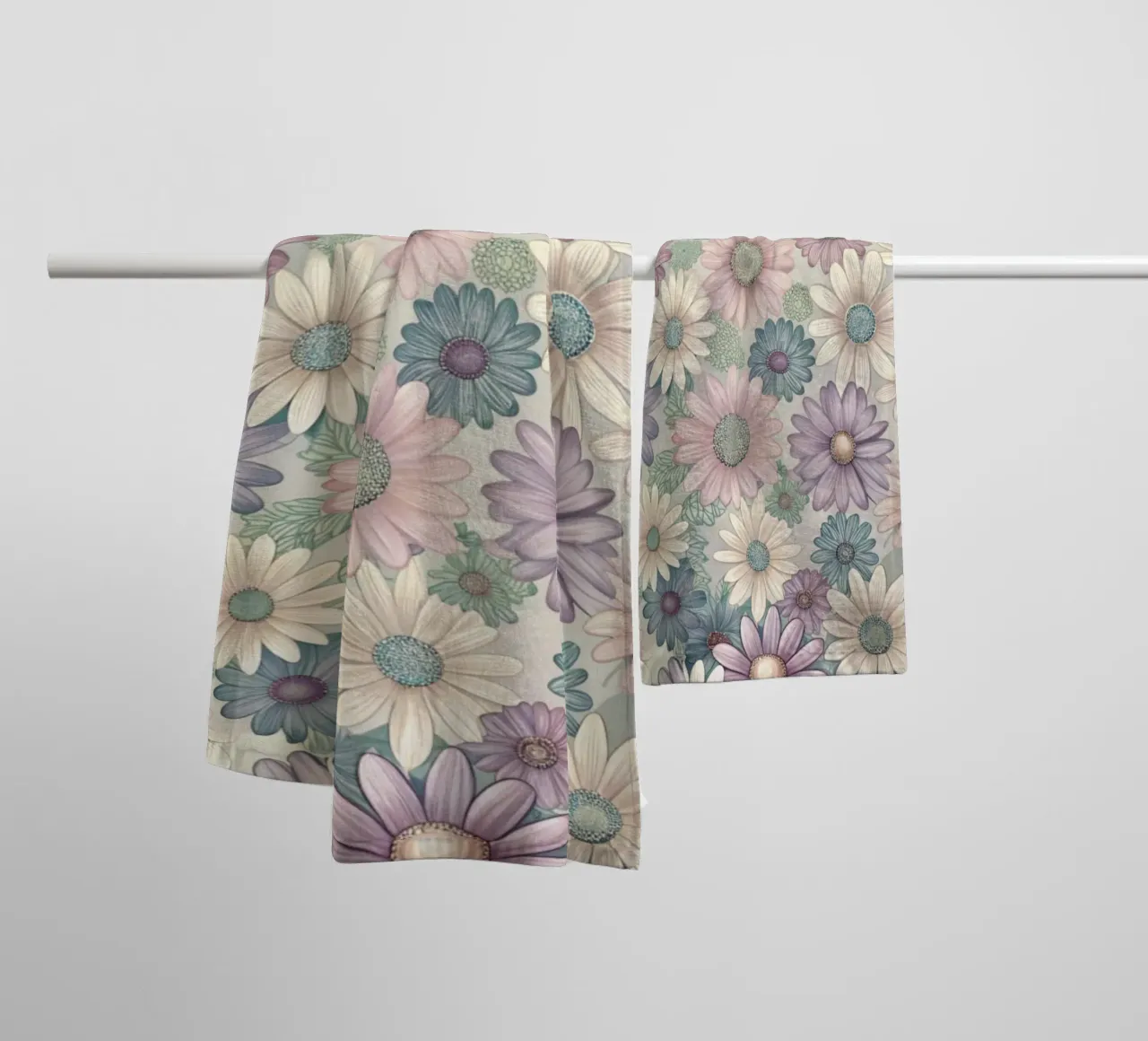 Daisy Reverie asciugamano da bagno da Botanical Pattern House