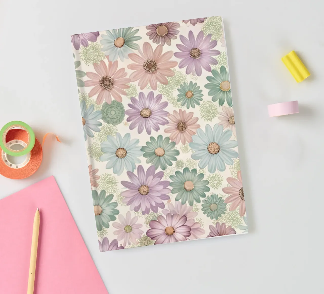 Daisy Reverie notebook by Botanical Pattern House