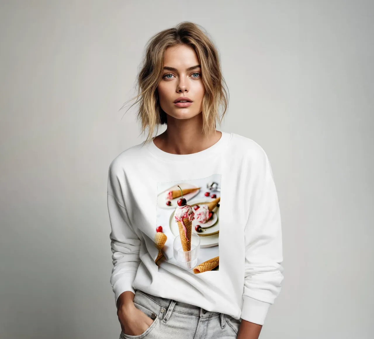 Kirsch Eis felpa da Eat this