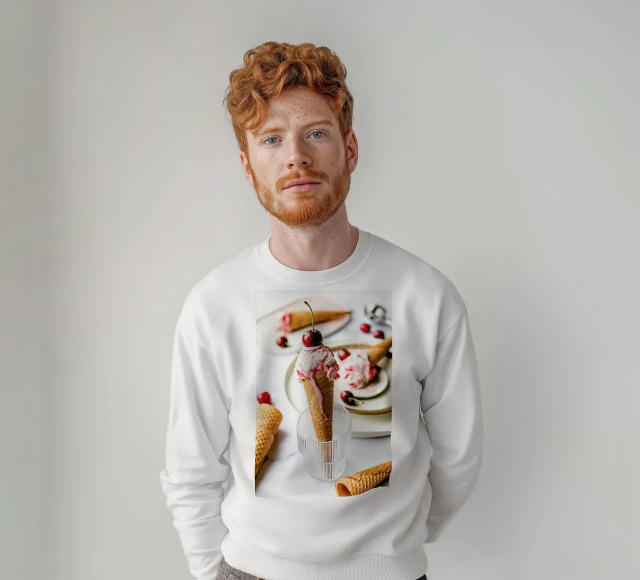 Kirsch Eis felpa da Eat this