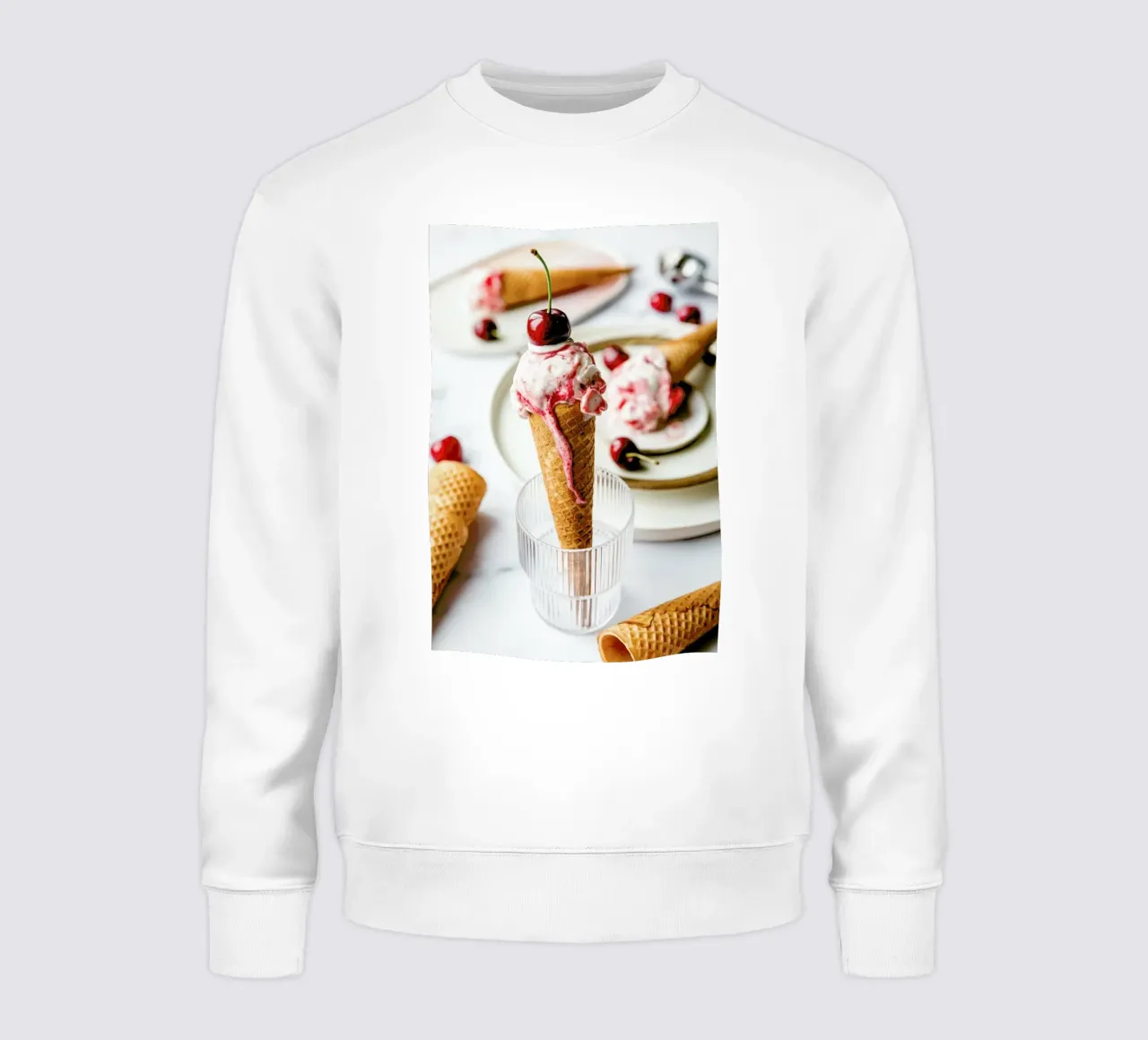 Kirsch Eis felpa da Eat this